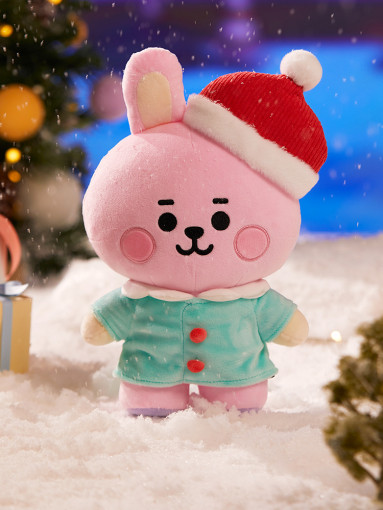 Line Friends BT21 COOKY BABY Holiday Standing Doll | K-Pop Merch