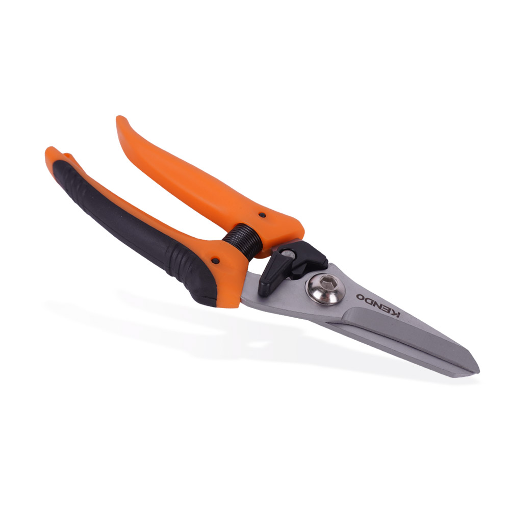 켄도 전문가용 전지가위 190mm 30751N 다목적 원예가위 열매따기