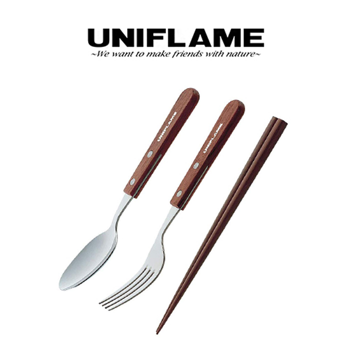 [유니프레임] fan 커트러리 솔로 포크&수저 세트(722350) 유아즈 정식