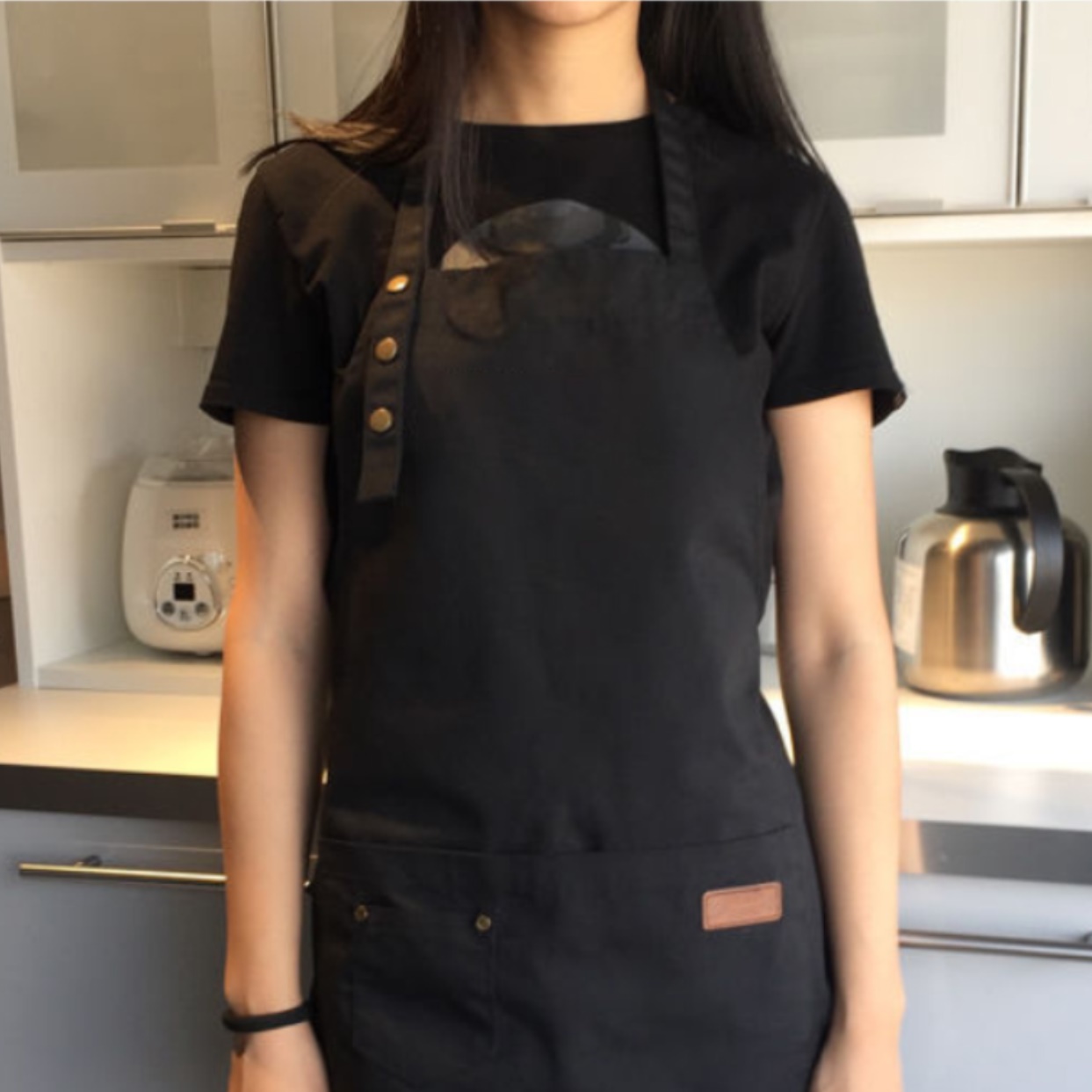수확용앞치마 커플앞치마 고급 요양원 앞치마 매일 입고싶은 긴 빈티지 세련된 목공용 가드닝