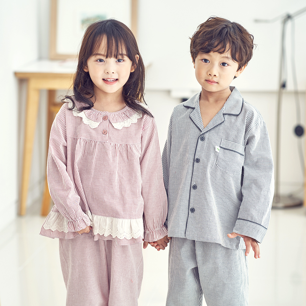 아동 잠옷 남아 여아 주니어 아기 어린이 겨울 파자마 - 상세 이미지 2