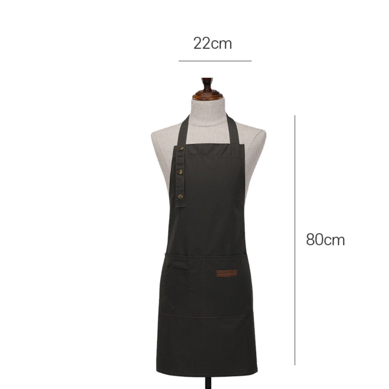 수확용앞치마 커플앞치마 고급 요양원 앞치마 매일 입고싶은 긴 빈티지 세련된 목공용 가드닝