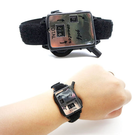 드림로켓 협력사 프리사이즈 시계형 골프 스코어 손목 밴드 카운터기 타수 카운트 캐디 점수 필드 용품