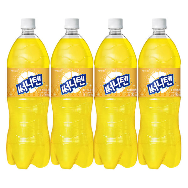 무배 해태 써니텐 파인애플 1.5L x 12개 : 주식회사 더커피몰