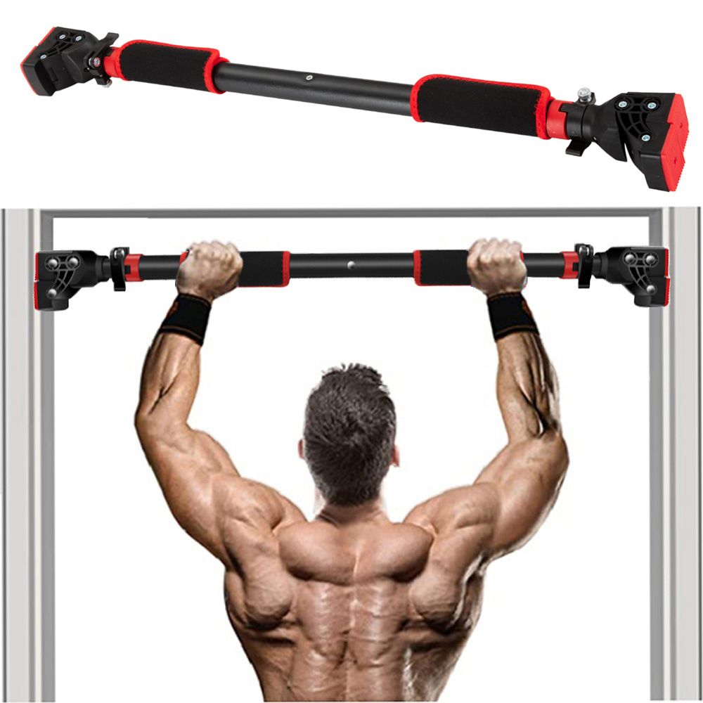 하디로어 문틀 철봉 가정용 실내 풀업바 턱걸이 기구 봉 문 방문 운동기구 문틈 블랙