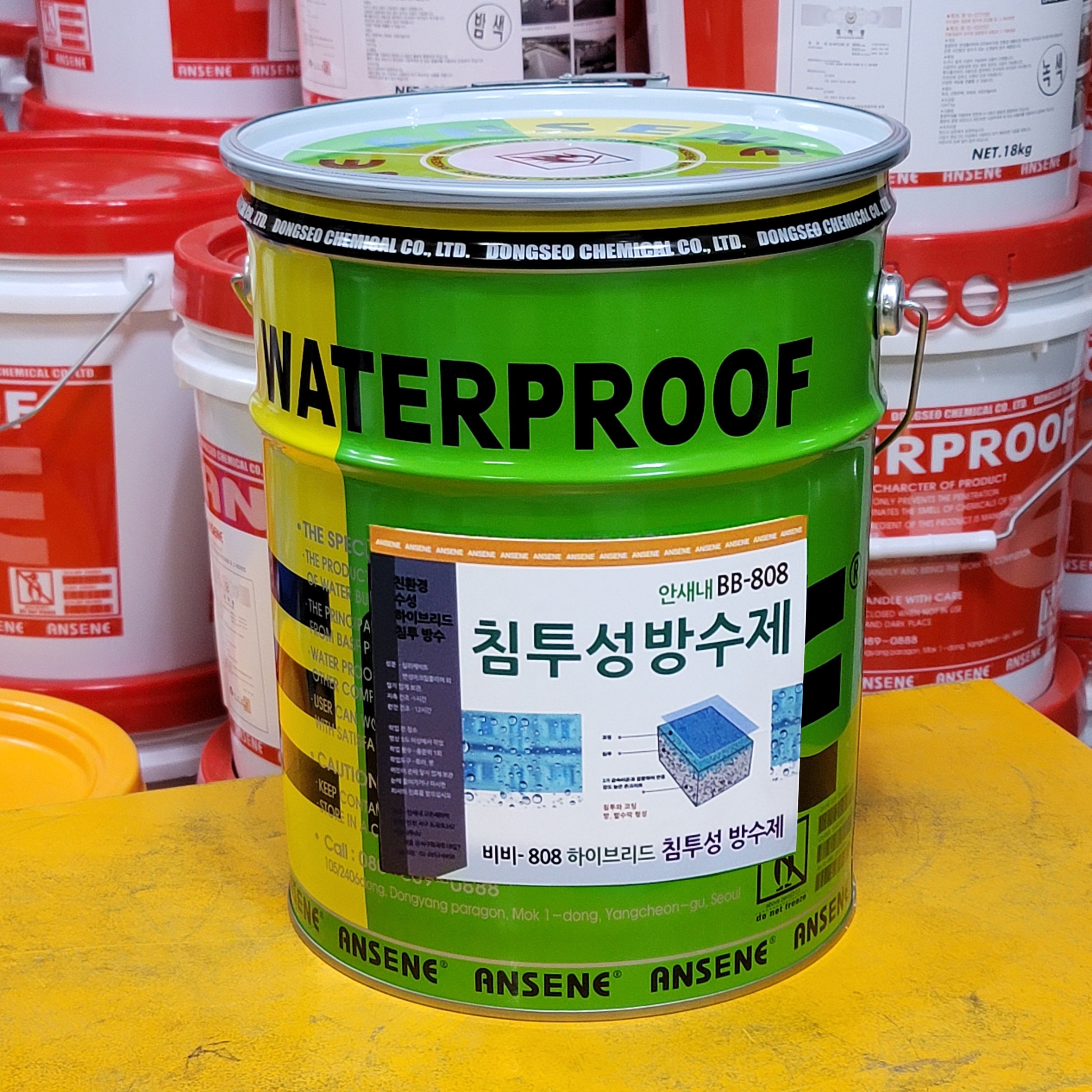침투방수제 - BB-808 세라믹하이브리드 침투성 액상 방수제 4L, 1개 이미지 3