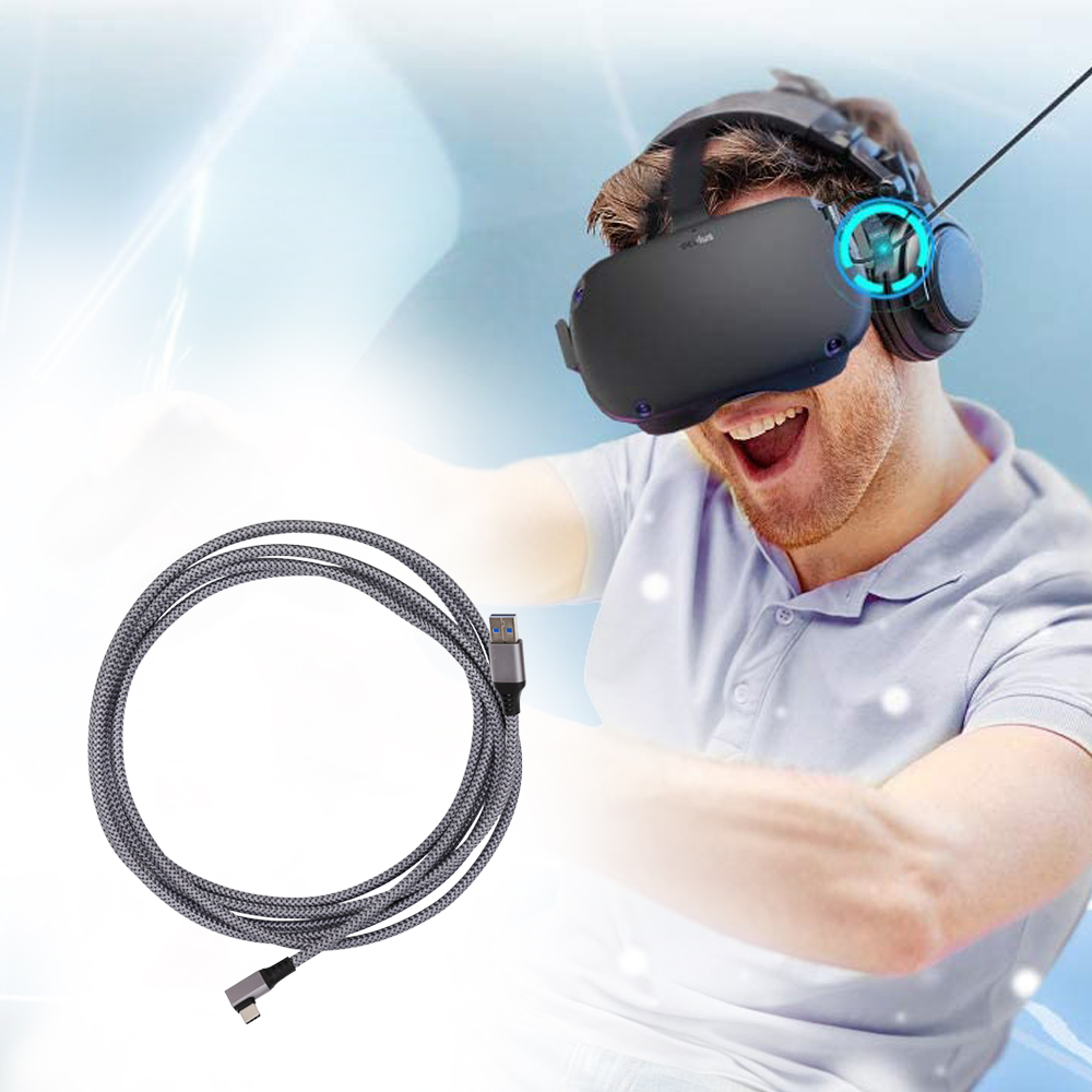 오큘러스 퀘스트 2 유선 충전 링크 케이블 VR 악세사리 3M OQ-009 - 상세 이미지 5