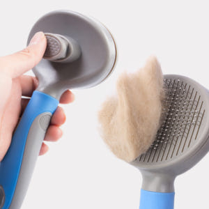 강아지 빗 고양이 브러쉬 원터치 슬리커브러쉬 솔직 후기 | 실제 사용자 리뷰 총정리 - 상품 이미지 1