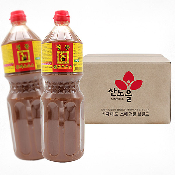 서해식품 정통돈까스소스 1BOX(1.9kgX9개) : 산노을