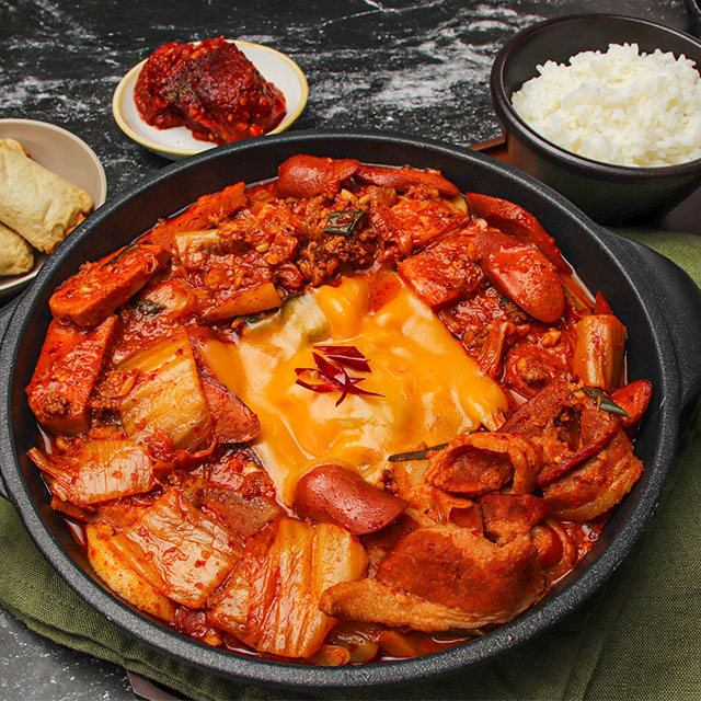 햄가득 의정부 부대찌개거리 맛집, 부대볶음 (2인분,라면사리포함) - 상세 이미지 4