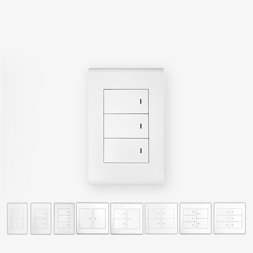 시하스 버튼형 스마트 스위치 SBM-300 ZigBee / Wi-Fi / ST / HA(z2m) / 스마트싱스 / 구글 홈 / IoT - 상품 이미지
