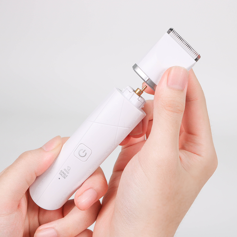 정글살롱 4in1 강아지 애견 바리깡 이발기 멀티트리머 초보자용 발바닥 부분 미용 이미지 2