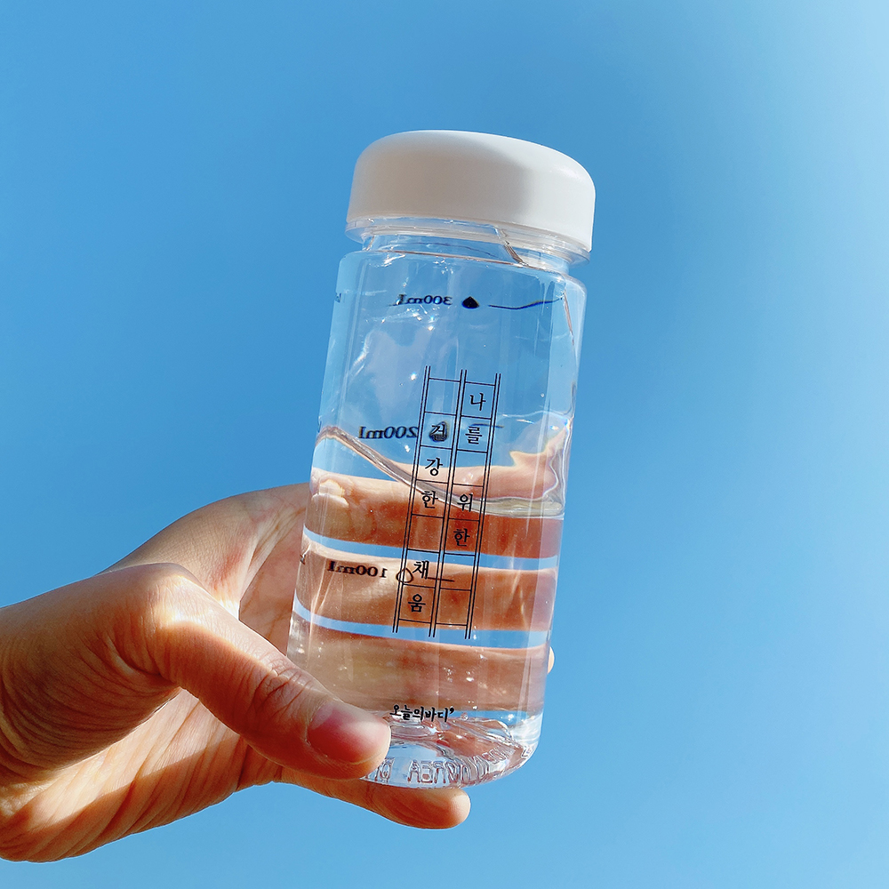 오늘의바디 트라이탄 보틀 휴대용 미니 헬스 물병 350ml - 상세 이미지 2