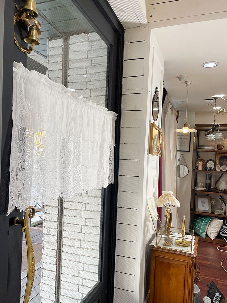 플라워 레이스 주방바란스 부엌커튼 주방창커튼