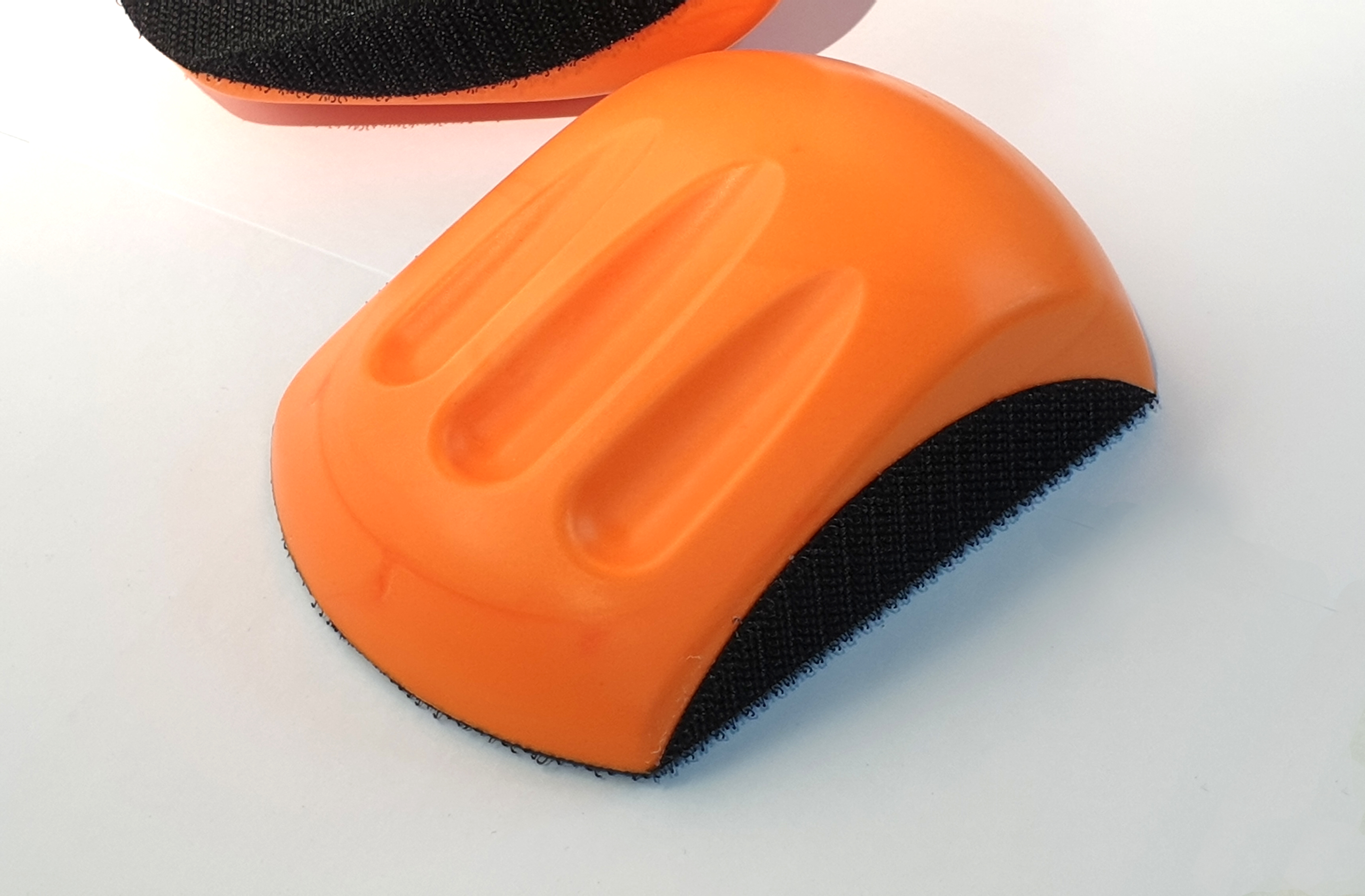 12.7cm 목공용 손사포 마우스 원형 사포블럭 샌딩블럭 EDU-S5 이미지 6