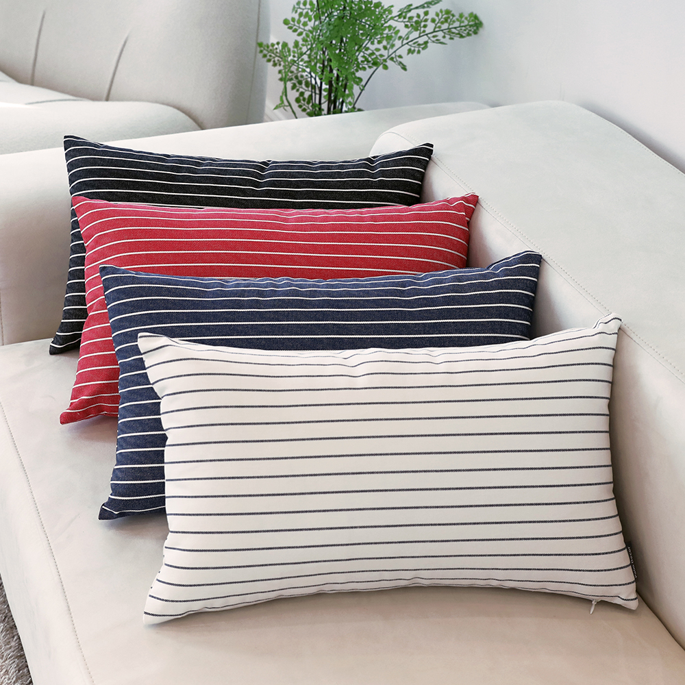 팜데코 런던 방수 직사각형 쿠션 쇼파 30x50