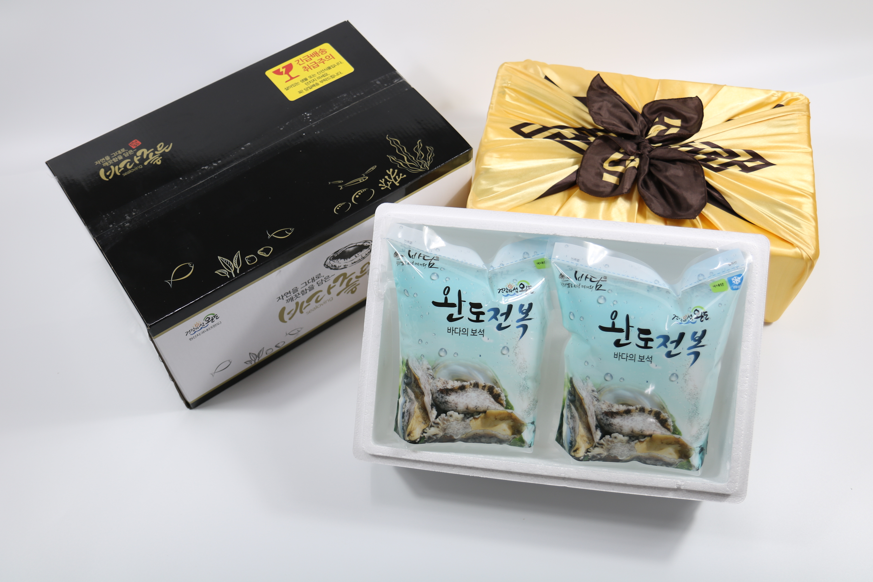 완도 활 전복 1kg 크기 6미부터40마리 특대전복 꼬마전복 선물세트 4남매털보아빠