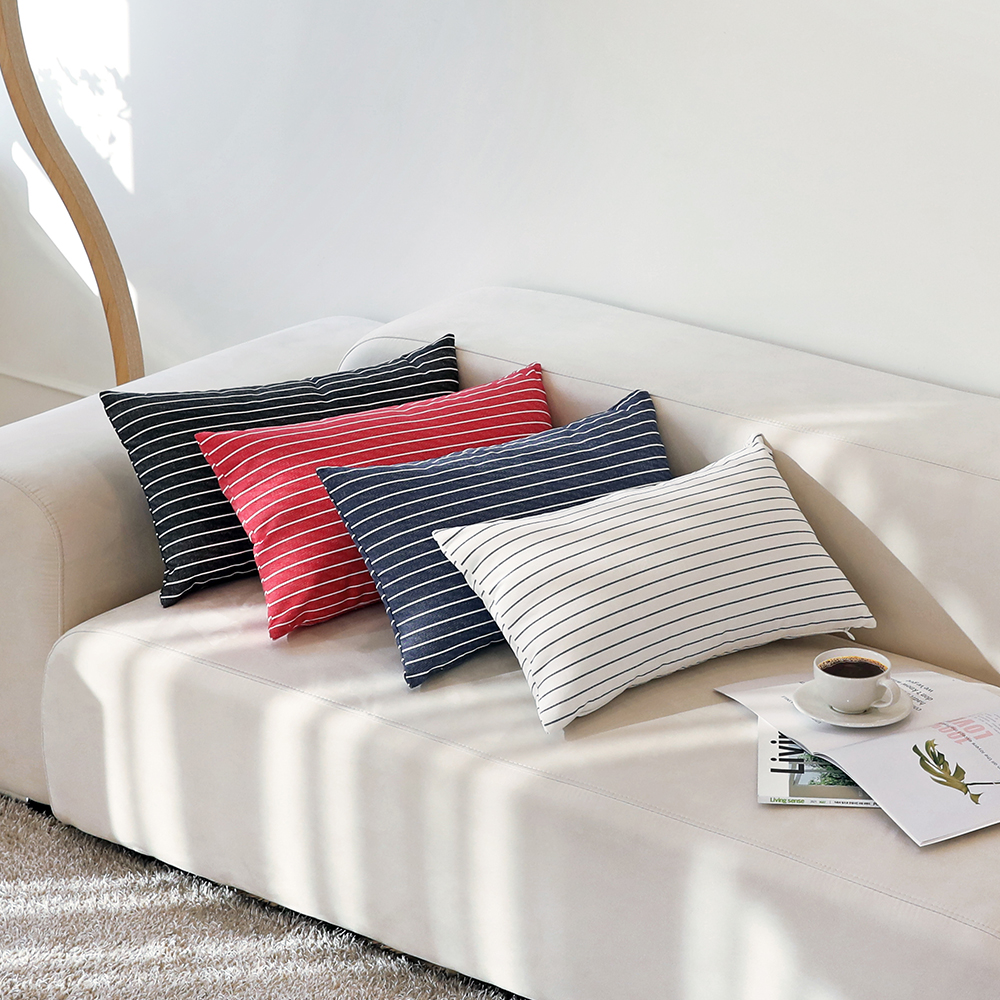 팜데코 런던 방수 직사각형 쿠션 쇼파 30x50