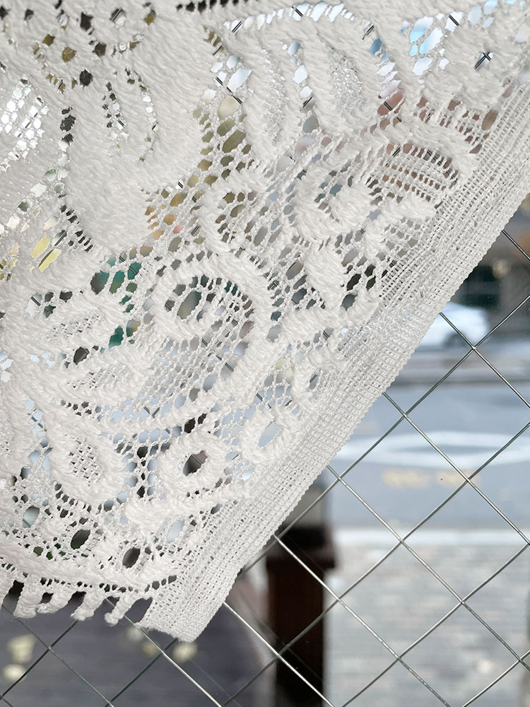 플라워 레이스 주방바란스 부엌커튼 주방창커튼