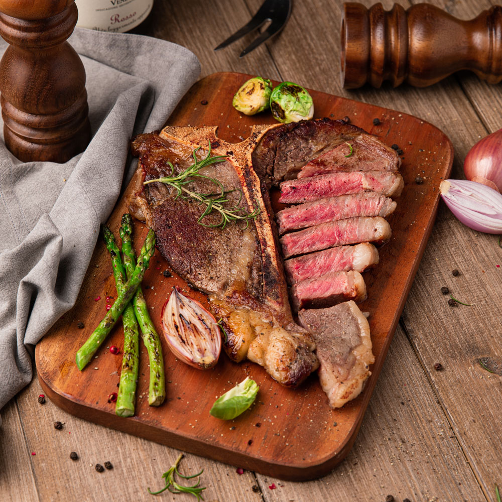 리얼 티본스테이크 5cm 1kg 엘본스테이크 T본 포터하우스