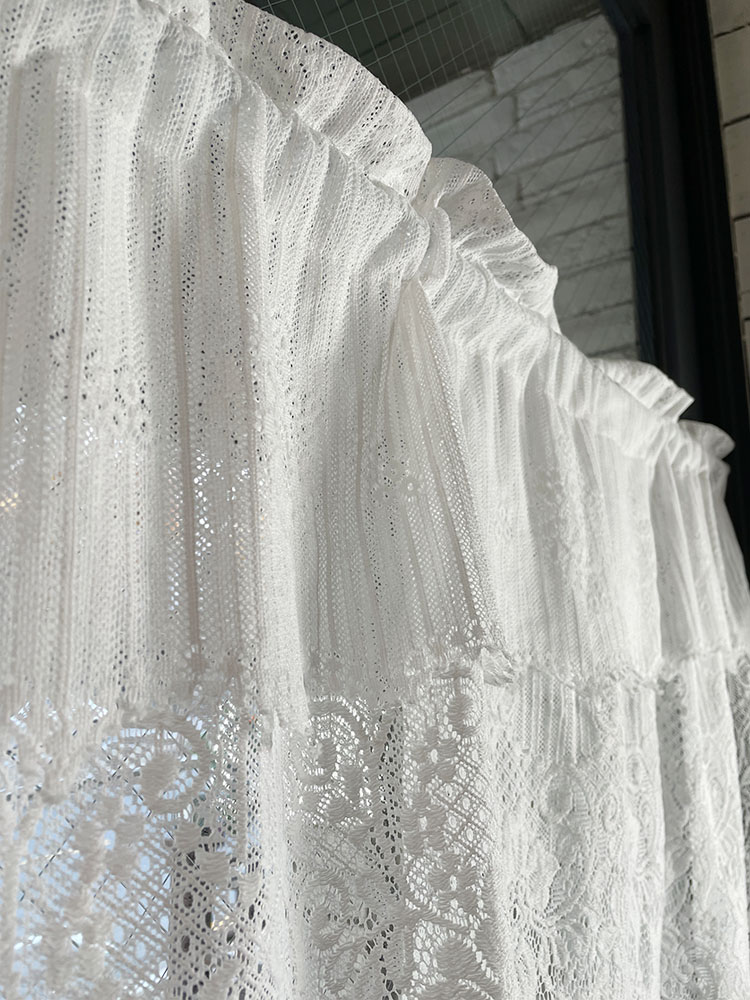 플라워 레이스 주방바란스 부엌커튼 주방창커튼