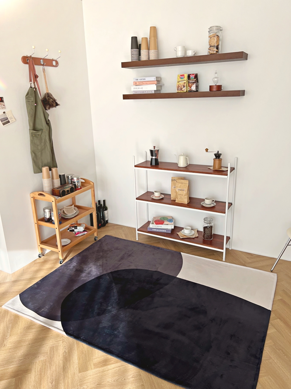 블랙 그레이 no12 사계절 단모러그 한평 150x200cm 이미지 7