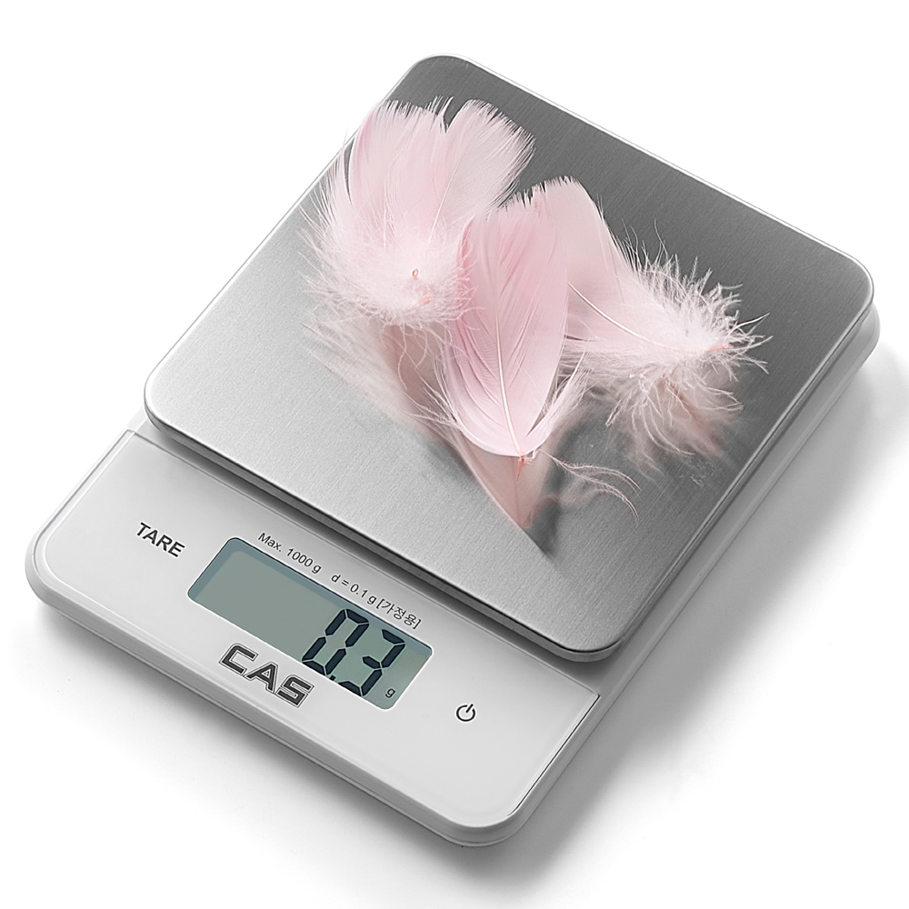 카스 CAS 0.1g 정밀 디지털 주방저울 전자저울 이유식 베이킹 커피 K-17