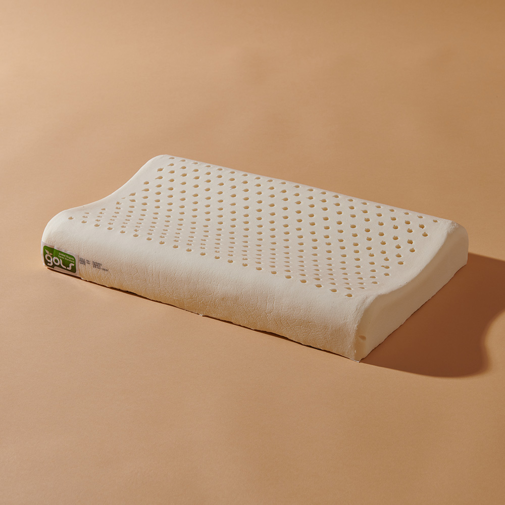 GOLS 오가닉 유아 굴곡 경추 아기 베개 아동 어린이 키즈 주니어 배게