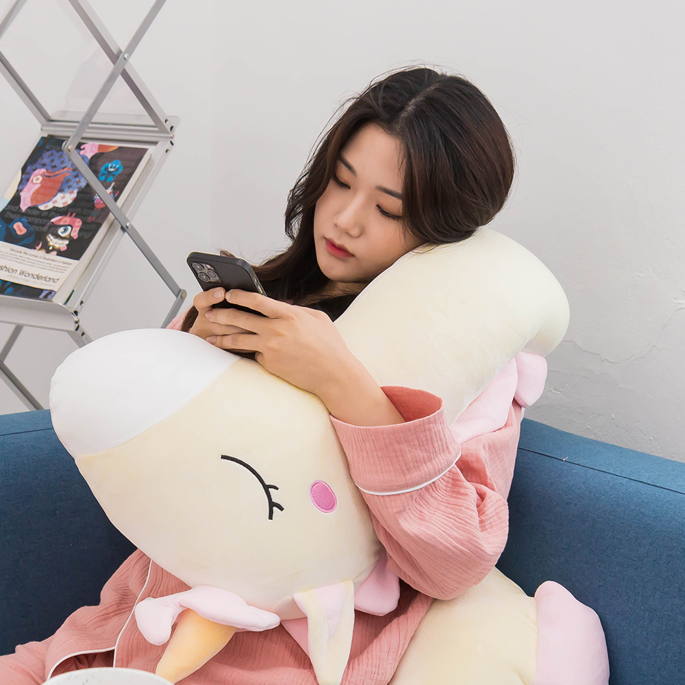 레토 유니콘 바디필로우 인형 긴 베개 롱 쿠션 LBP-U01 - 상세 이미지 5