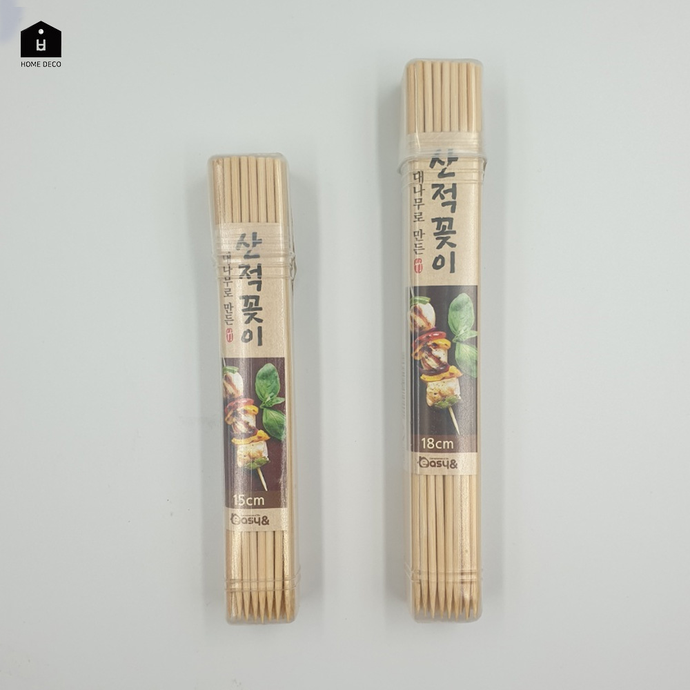 대나무 산적꼬지 나무꼬치 15cm 80개 - 상세 이미지 2