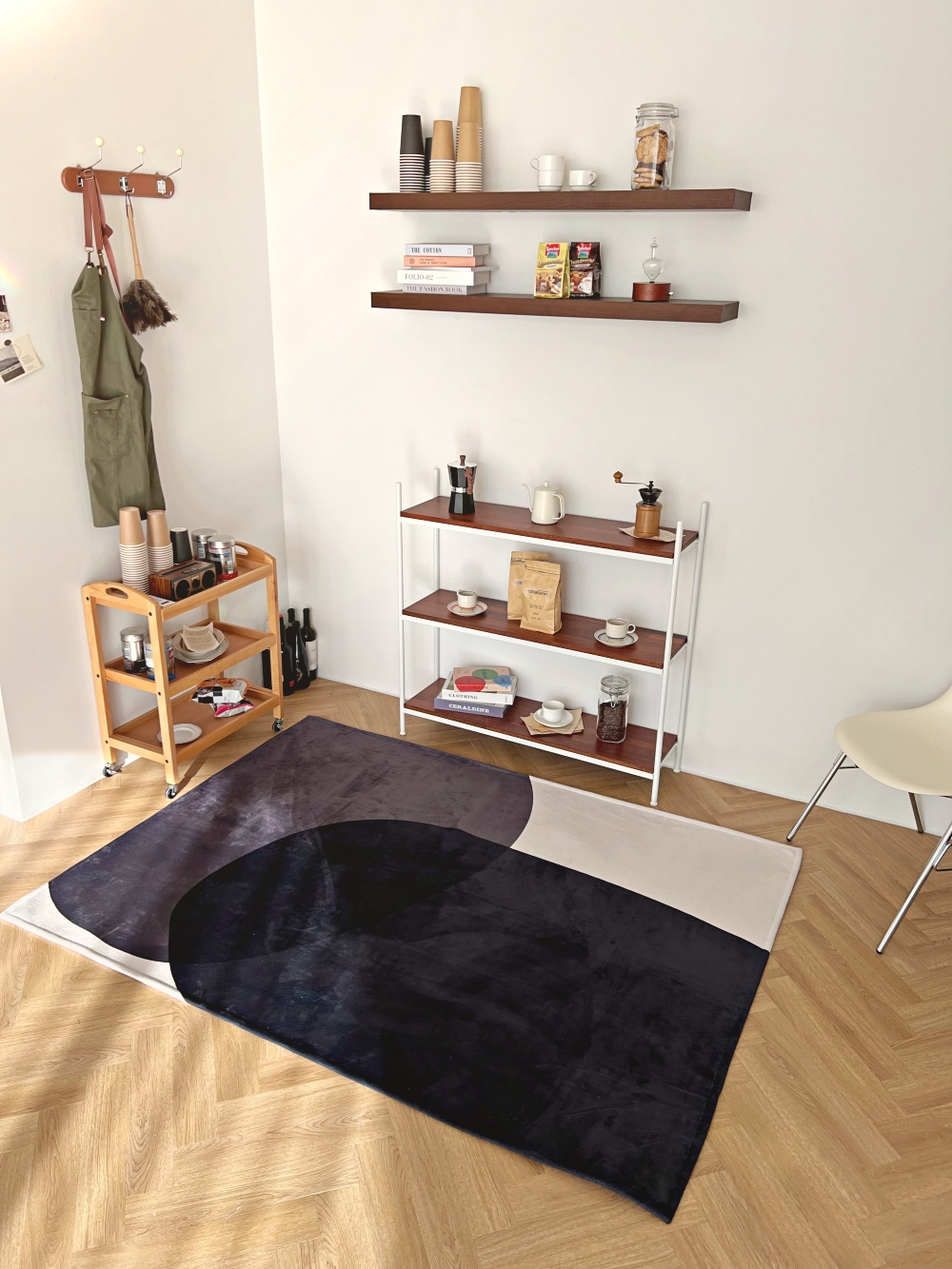 블랙 그레이 no12 사계절 단모러그 한평 150x200cm 이미지 8