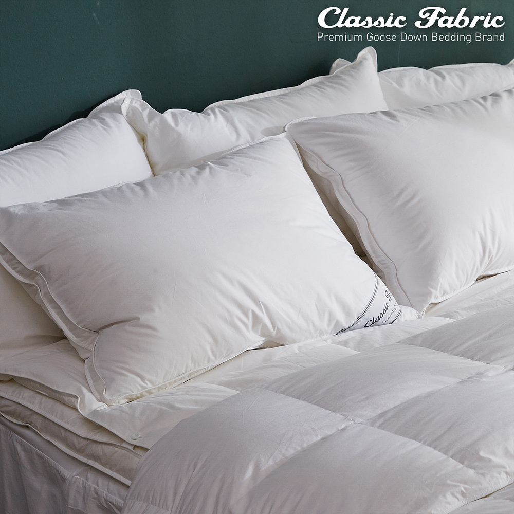 클래식패브릭 헝가리 호텔 구스베개 미디엄