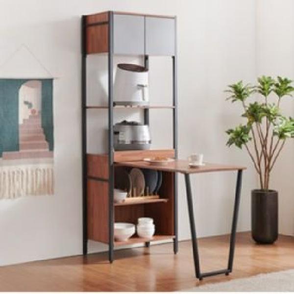 미니 아일랜드 식탁 홈카페 테이블 확장형 폭 좁은 식탁