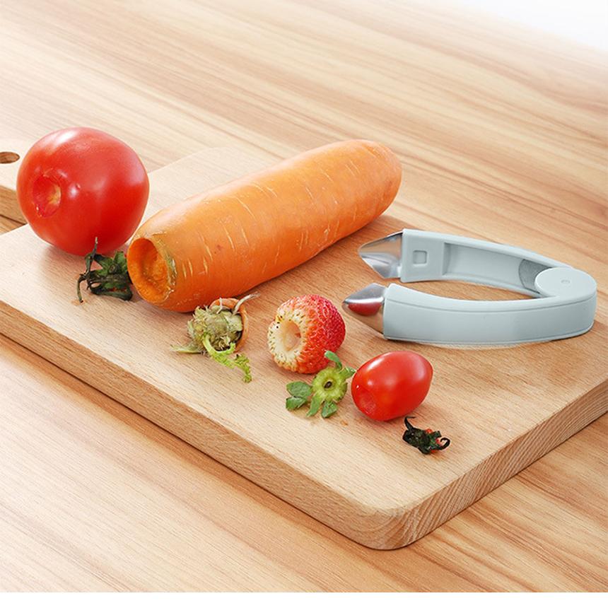 과일 딸기 토마토 야채 꼭지 따기 따는 빼는 기계 도구 따개 따게 칼 제거기 제거 커터기 이미지 6
