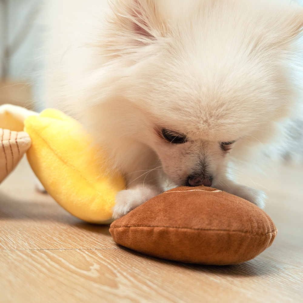 펫트리움 노즈워크 인형 펫버거 강아지 놀이 분리불안해소