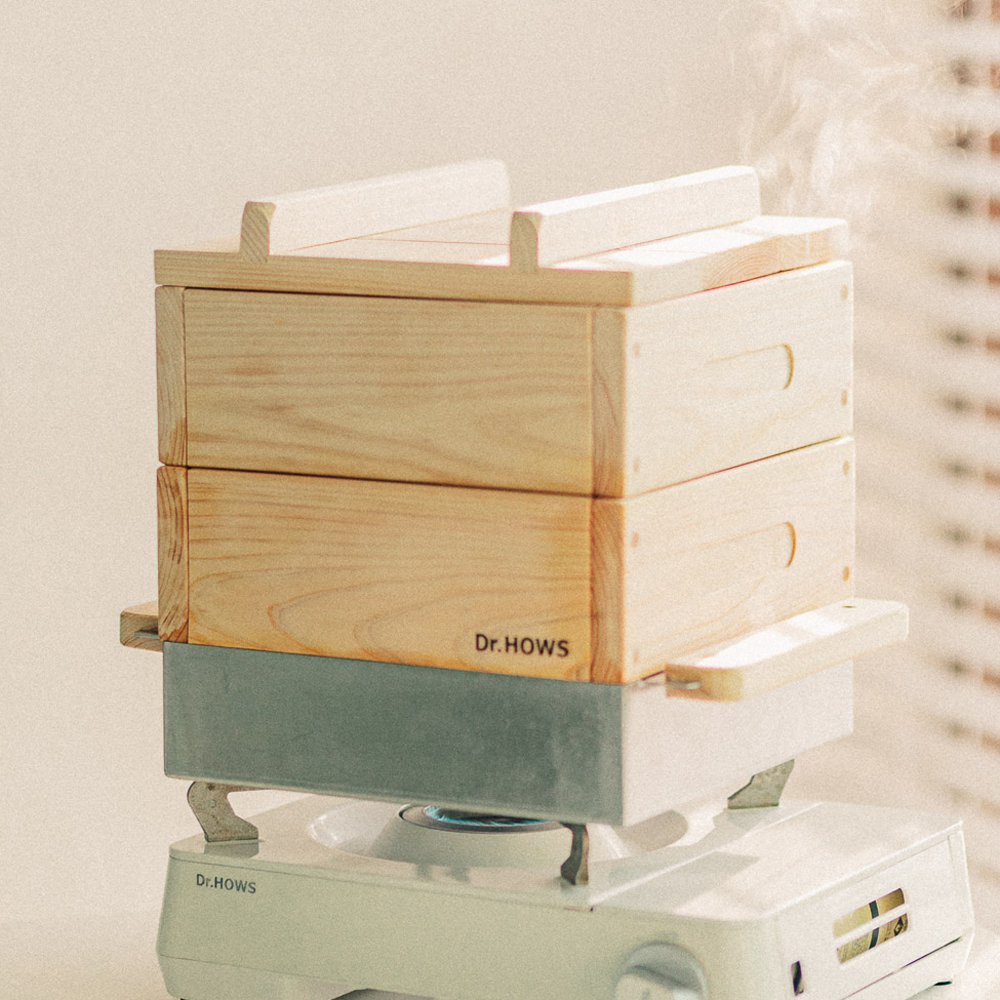 닥터하우스 자담 편백나무 찜기 2단 풀세트 (물솥+칸막이 포함)