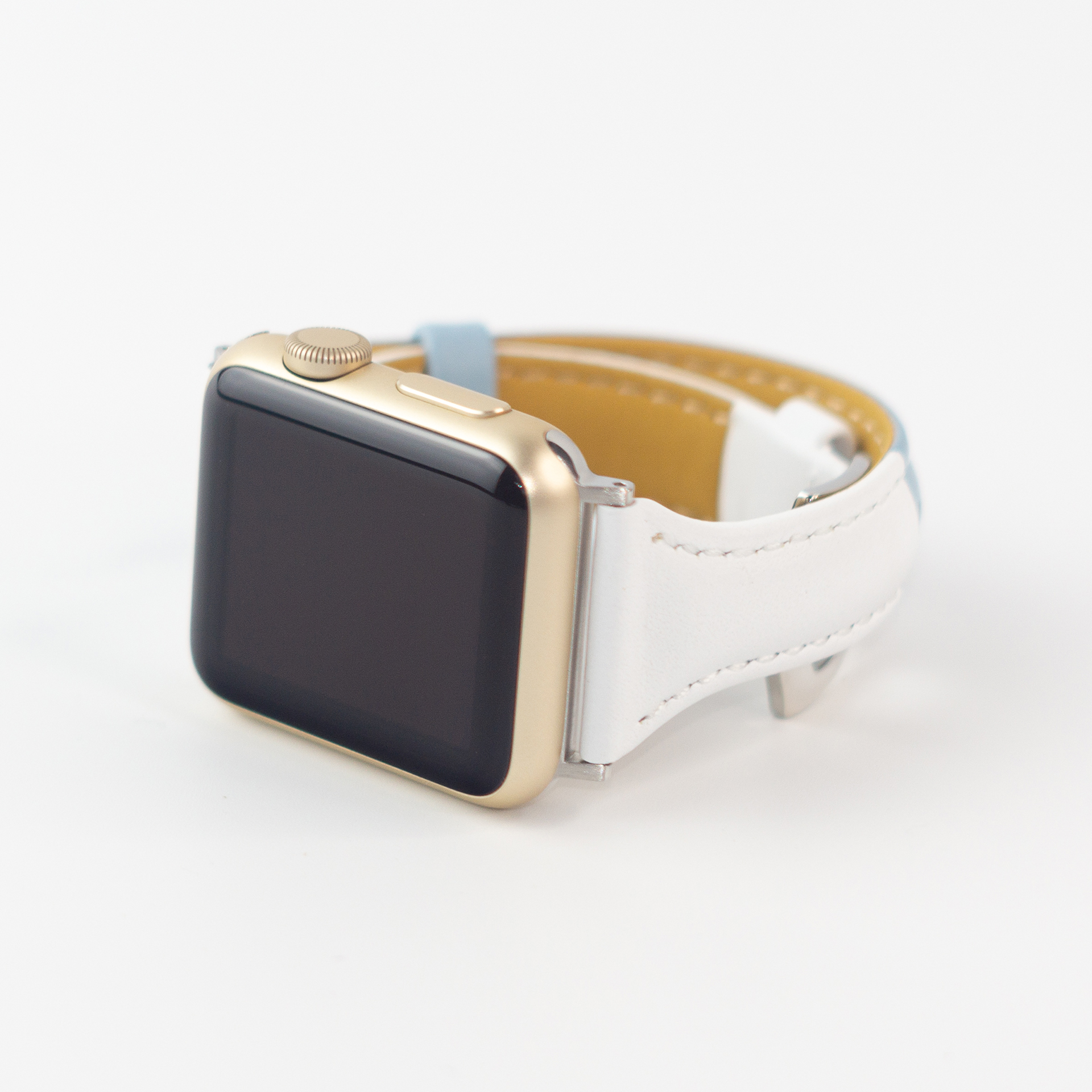 웨어플래닛 애플워치 슬림 라인 가죽 패디 레더 세퍼레이트피스 밴드 스트랩 시계 줄 10 울트라 호환 - 상세 이미지 4