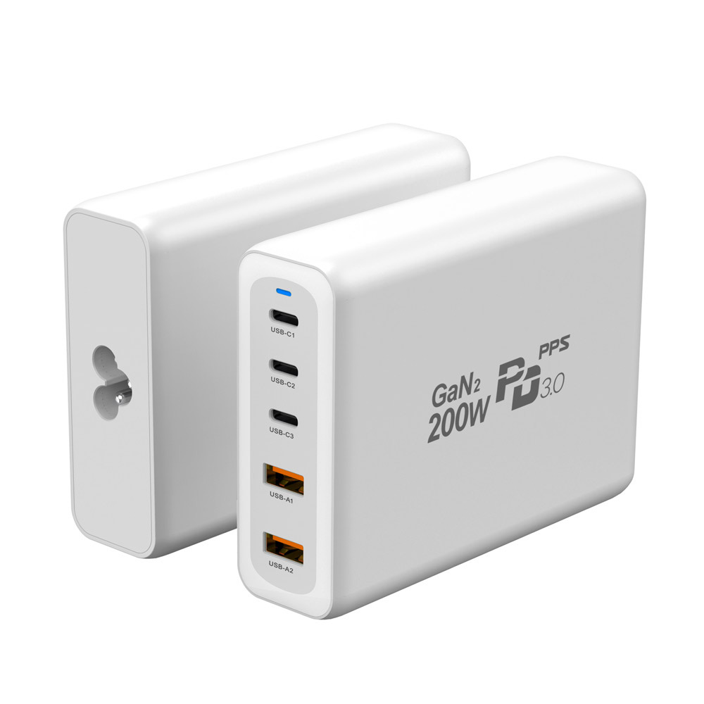 200W PPS USB PD C타입 접지 고속 멀티 노트북 충전기 GAN2-MAX220W - 상세 이미지 4