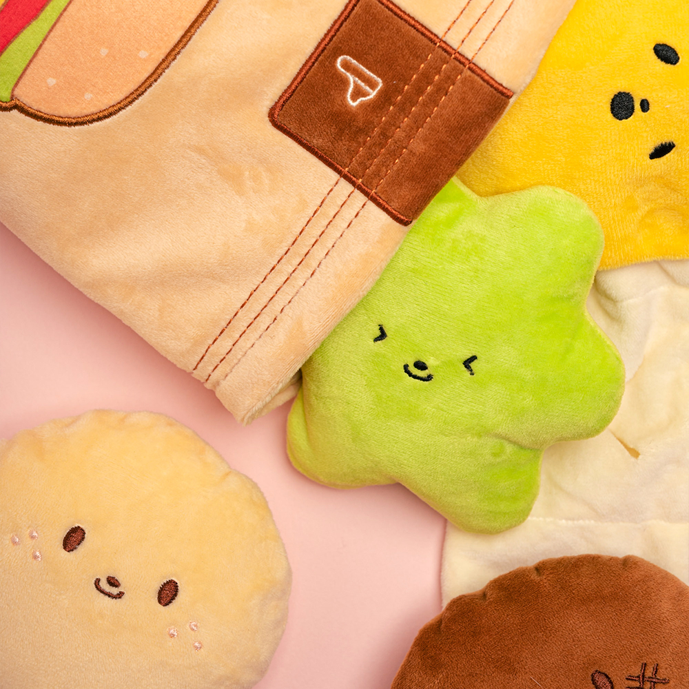 펫트리움 노즈워크 인형 펫버거 강아지 놀이 분리불안해소