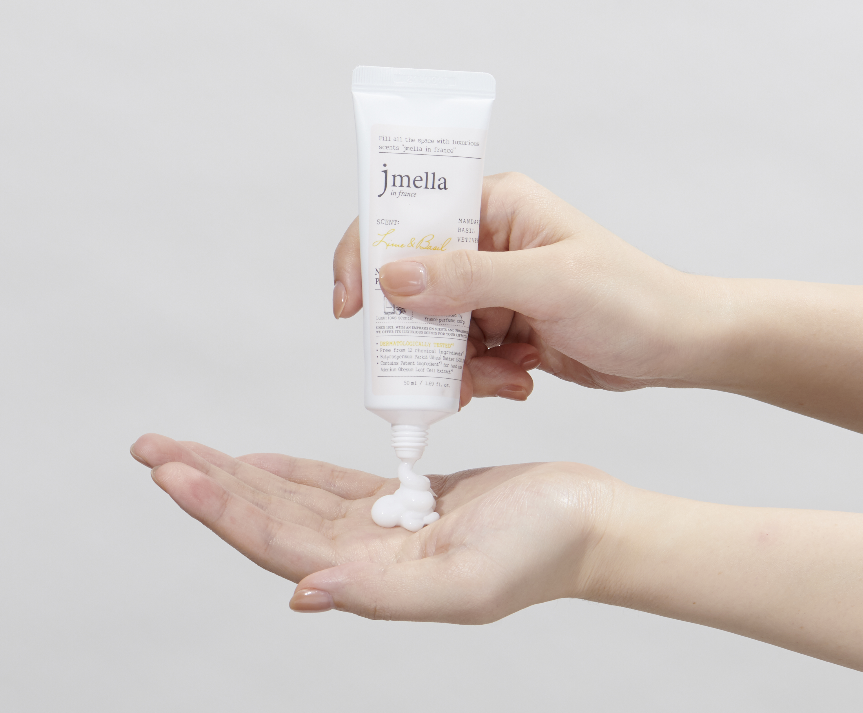 제이멜라 라임 앤 바질 퍼퓸 핸드크림 50ml 3개 - 상세 이미지 2