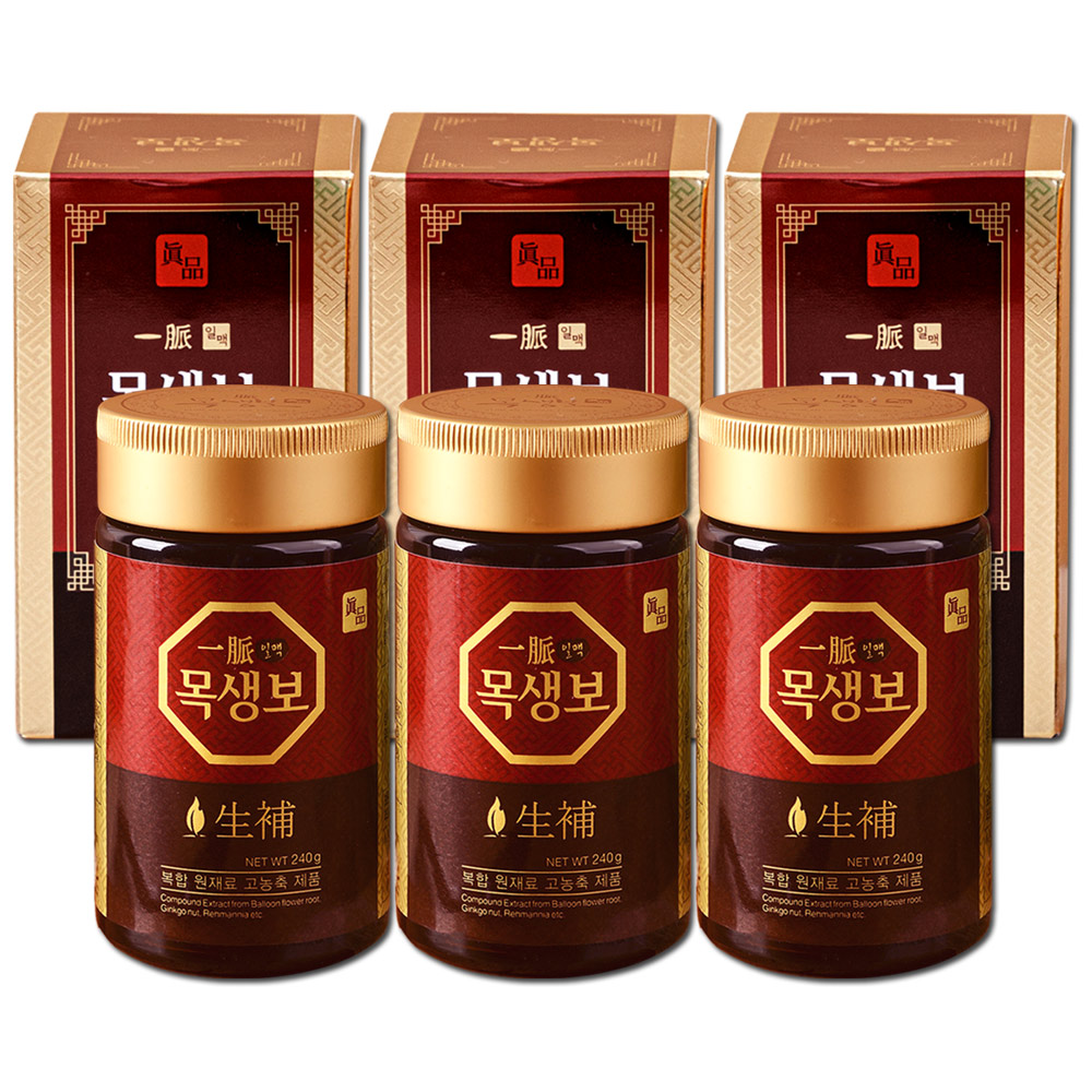 목생보6병 한의사개발 도라지청 1병당 약 240g 배 도라지즙 도라지차 - 상품 이미지