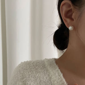 셀프러브 14k골드 스와로브스키 진주이어링 - 스왈 혼주 한복 돌잔치 왕... 솔직 후기 | 실사용자 리뷰 분석 - 상품 이미지 2
