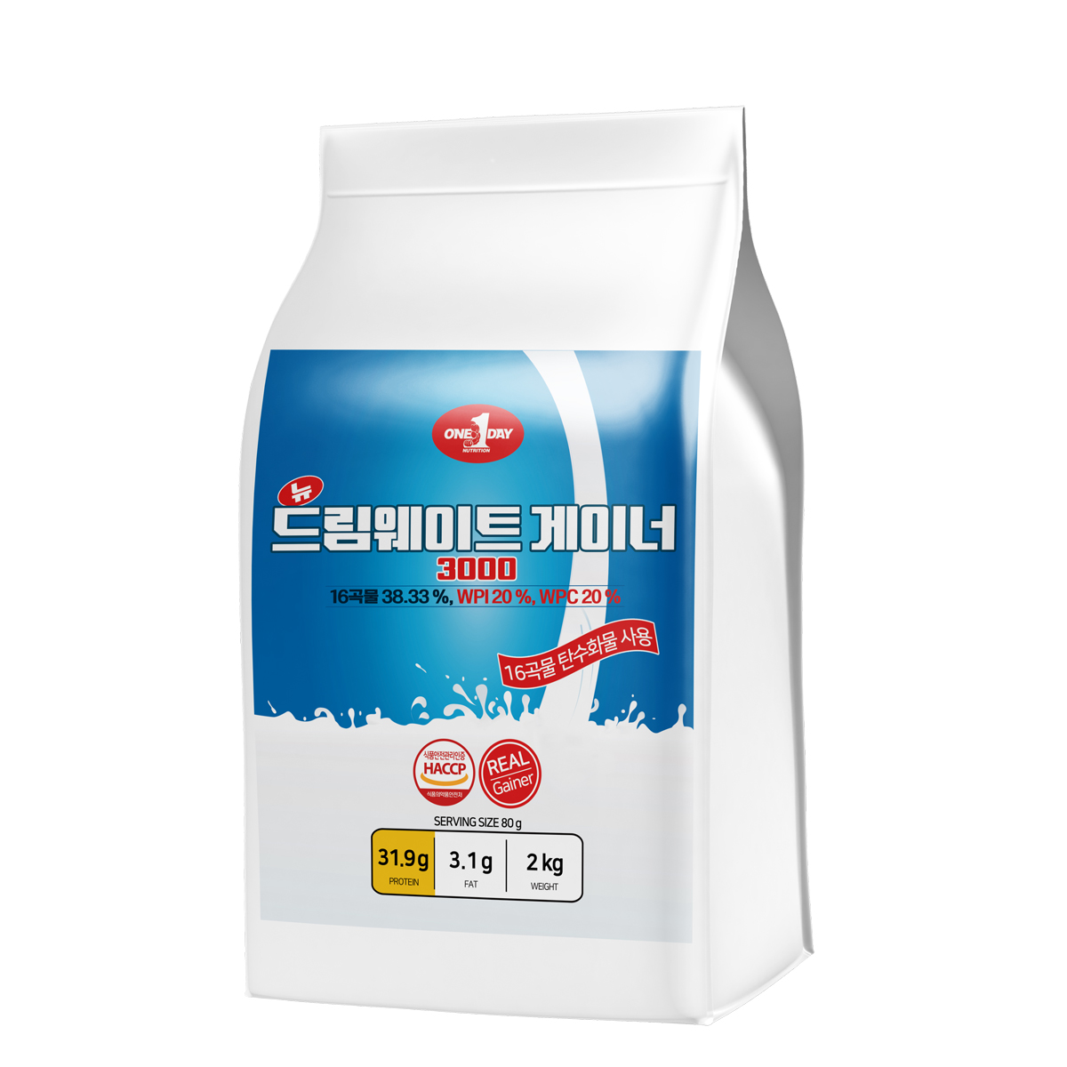 뉴드림 WPI 웨이트 게이너 체중 곡물 탄수화물 3000 부스터 벌크업 단백질 헬스보충제 - 상품 이미지