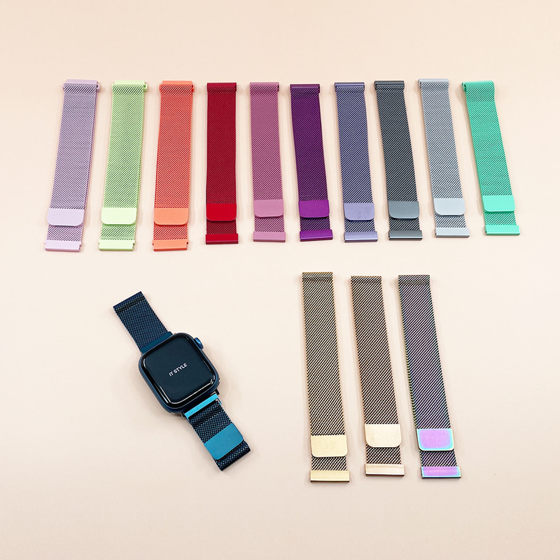 가민 워치 포러너 스트랩 어메이즈핏 밸런스2 호환 밀레니즈 메탈 밴드 22mm 시계줄