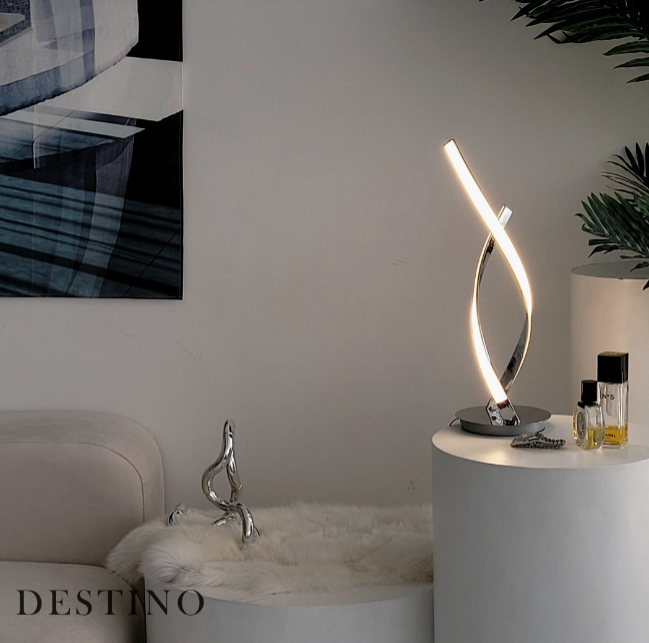 거실간접조명 특이한무드등 수입 LED 크롬 고급 뫼비우스 카페 인테리어 호텔 Destino - 상세 이미지 4