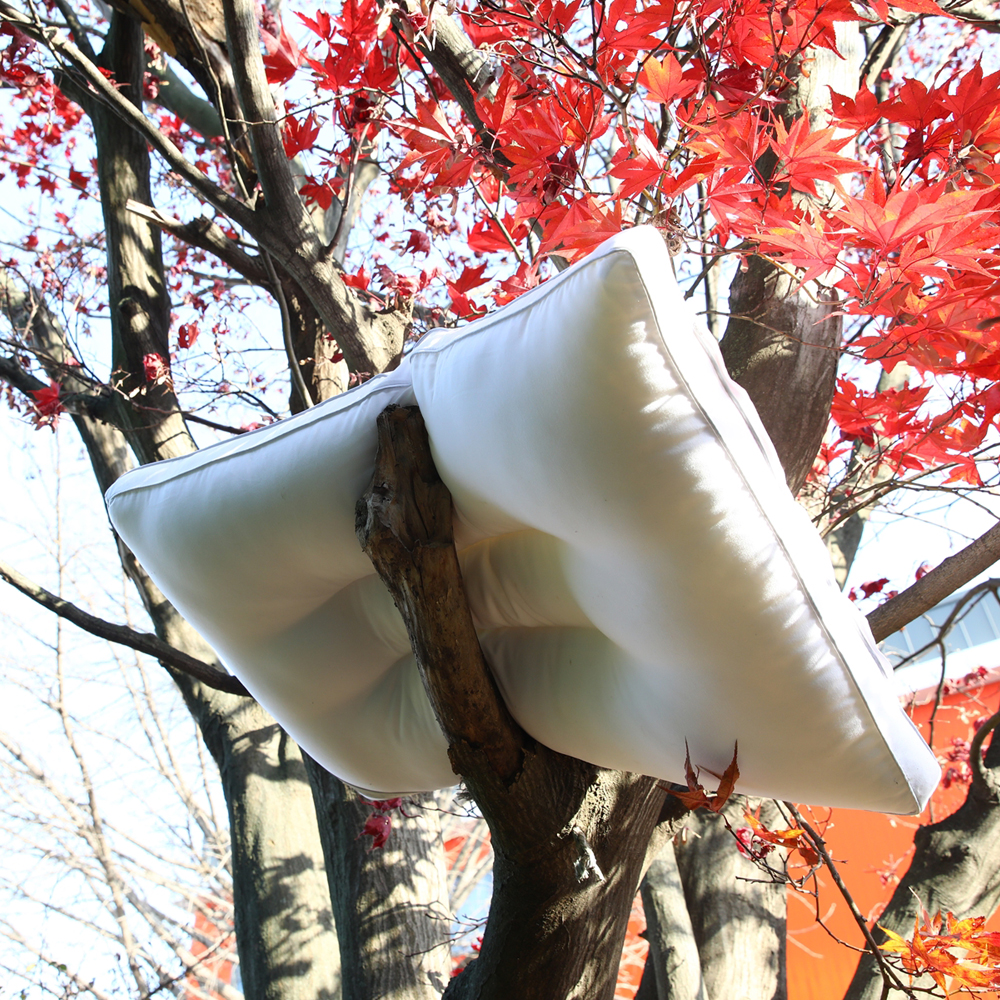 로우 필로우 50x70 호텔 식 편안한 낮은 베개 솜 40x60cm 세탁 가능