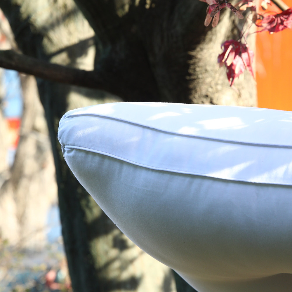 로우 필로우 50x70 호텔 식 편안한 낮은 베개 솜 40x60cm 세탁 가능