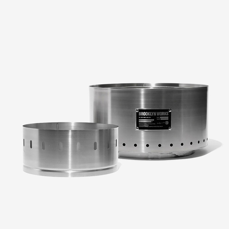 [브루클린웍스] 스테인리스 파이어핏 이중연소 화로대