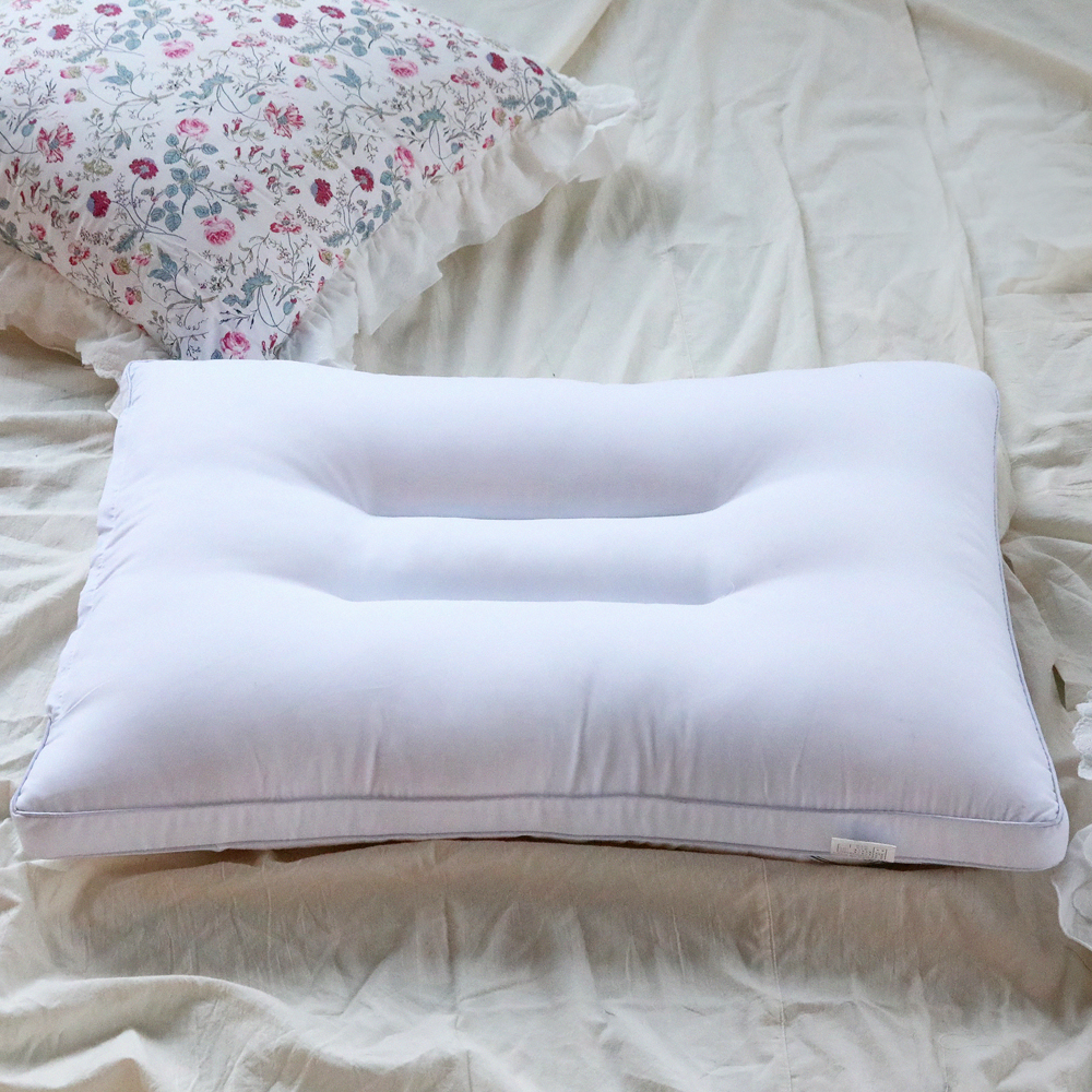로우 필로우 50x70 호텔 식 편안한 낮은 베개 솜 40x60cm 세탁 가능