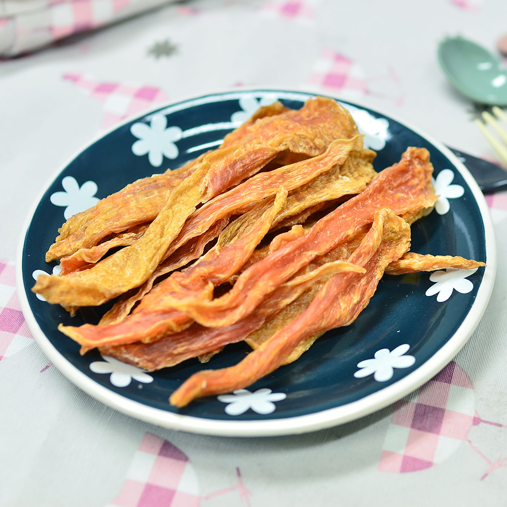 국내산 치킨가슴살육포 강아지 수제 간식 저지방 고단백 영양식 애견 간식 닭가슴살, 70g, 3개 - 상세 이미지 2